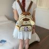 Schoolbag Japanese Pudding Dog Backpack Cute Cartoon Girl Schoolbag Ins Wind Large Capacity Student Leisure Travel Backpack