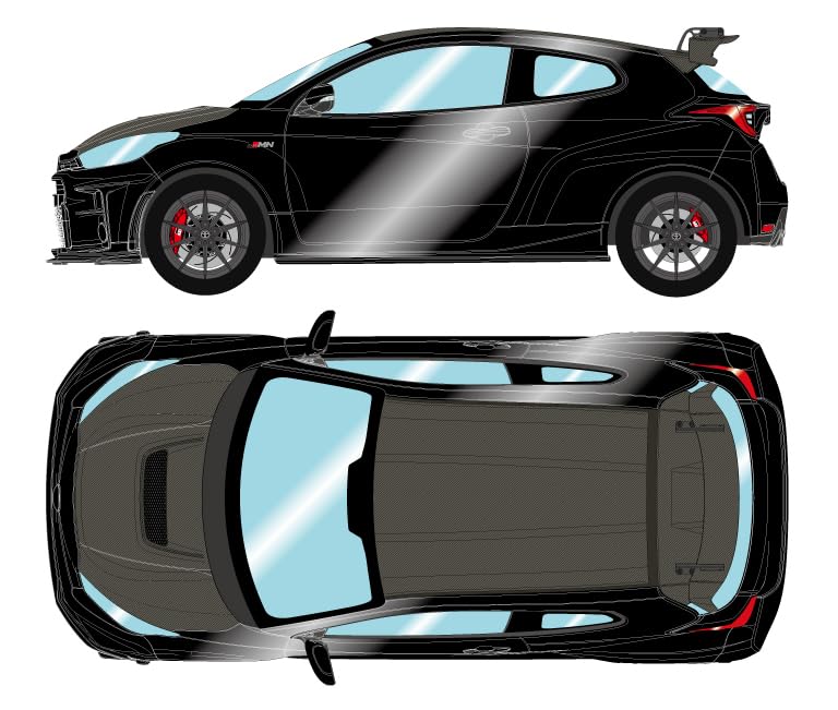 

EIDOLON Toyota GRMN Yaris Circuit Package 2022 Precious Black Pearl Готовое изделие 1/18