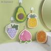 {Summer2} {Summer2} Fruit Hand Towel Kitchen Absorbent Cleaning Cloth Soft Bath Hanging Towels Bathroom Hand Cloth Home Supplies