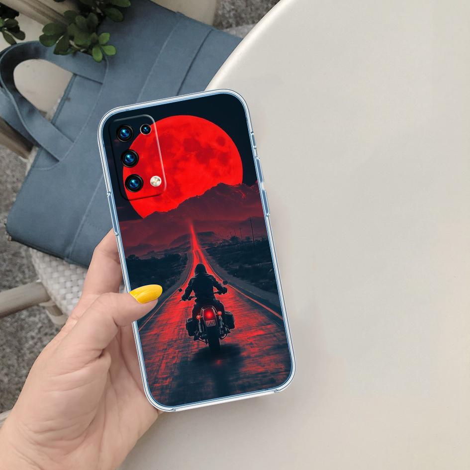LO95 Motorcycle Racing Phone Case for Motorola Moto G40 G04 G05 One Ace Action  Fusion + Plus Hyper Macro Vision Zoom