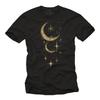 Herren T-Shirt - Astronomie & Astrologie Design - Mond & Sterne Thema für Männer-