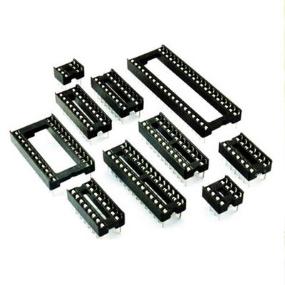 50PCS DIL / DIP SIP IC Sockets Adaptor Solder Type 6 8 14 16 18 20 24 28 32 40 Pin PCB Sockets Integrated Circuit Holder Way 0.3" 0.6" Wide