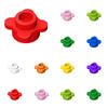 50pcs 28573 33291 Plate Round 1x1 Flower Edge Bricks Collections Bulk Modular Toys For Technical MOC Buildings Blocks Compatible