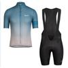 Mens Cycling Jersey Set Short Sleeve Breathable Road Bike Outfit With Bib Shorts Sportwear