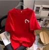 Women's 2023 Fashion Pure Cotton Loose-Fit Short-Sleeve White T-Shirt