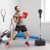 Punching Ball Set 136-154 cm Height-Adjustable Boxing Stand with 1 Pair of Gloves Suction Cup Boxing Standing Punch Trainer for Adults and Teenagers