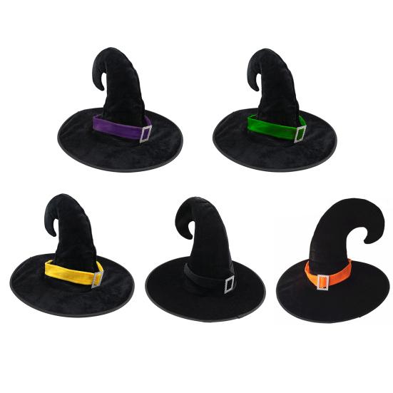 Elfí klobouk měkký rozkošný pohodlný unisex převlékací klobouk čarodějnice Halloween maškarní rekvizita pro dárek
