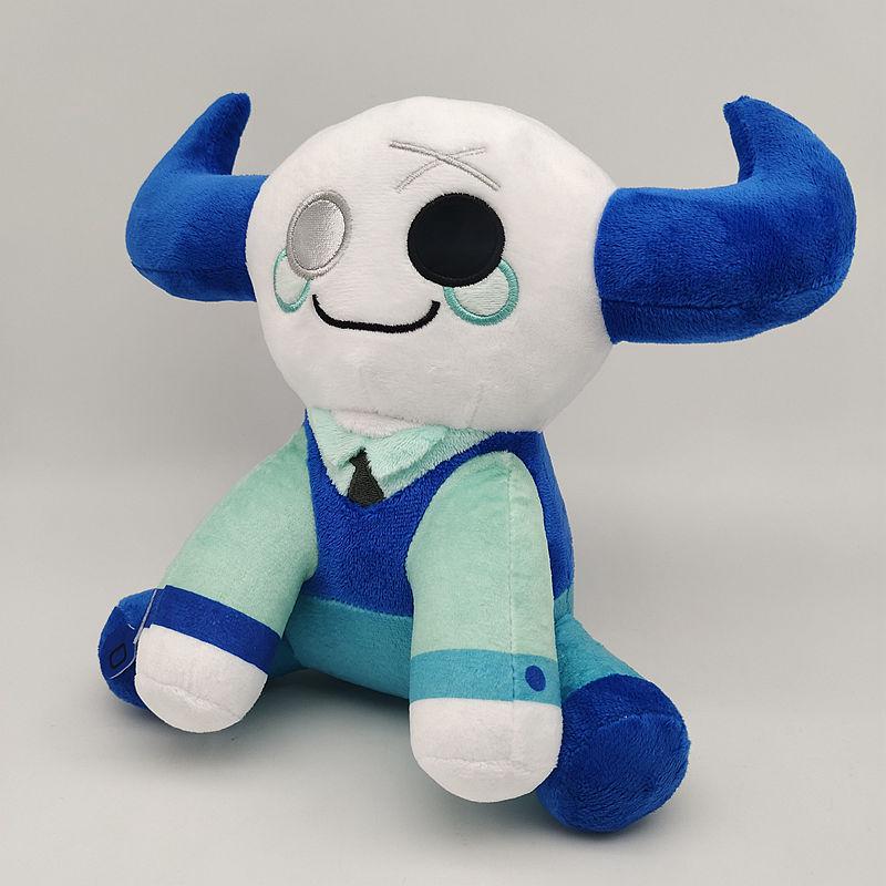Plush Monster Series Double-Horned Cow Toy Doll