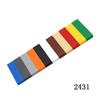 50Pcs 2431 Di Costruzione Fai Da Te Mattoni a Figura Liscia 1x4 Blocchi Piastrelle Piatte In Ceramica Educativi Colorati C