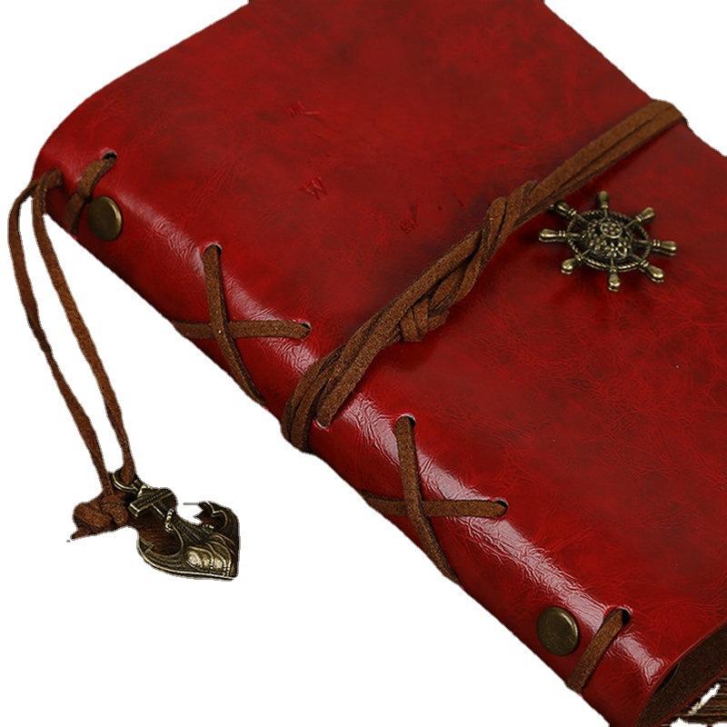 Retro Piratenschiff Loseblatt Reise-Tagebuch Notizbuch