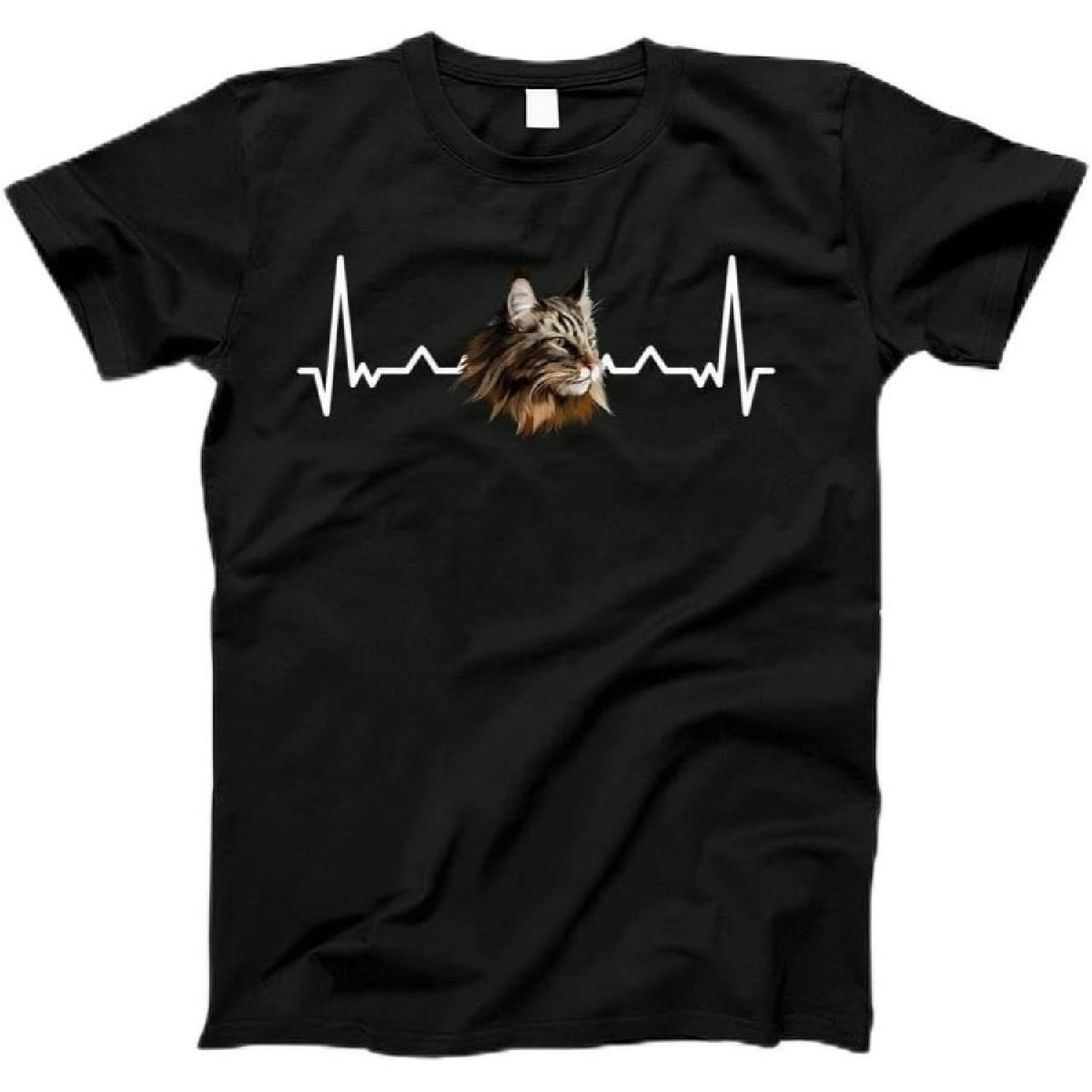 

Maine Coon Heartbeat Funny Maine Coon Cat Lover Long Sleeve T-Shirt T-Shirt, Tanktop, Long Sleeve, Sweatshirt, Hoodie for Men, Women, Kids XXXXXL різнокольоровий
