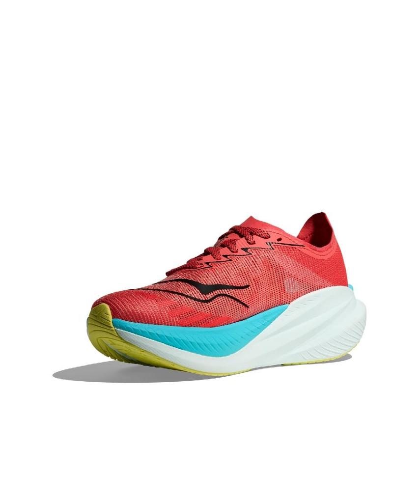 HOKA Mach X 2 Track Size Men's & Field/Running Shoes, 26.5, Orange/Coral
