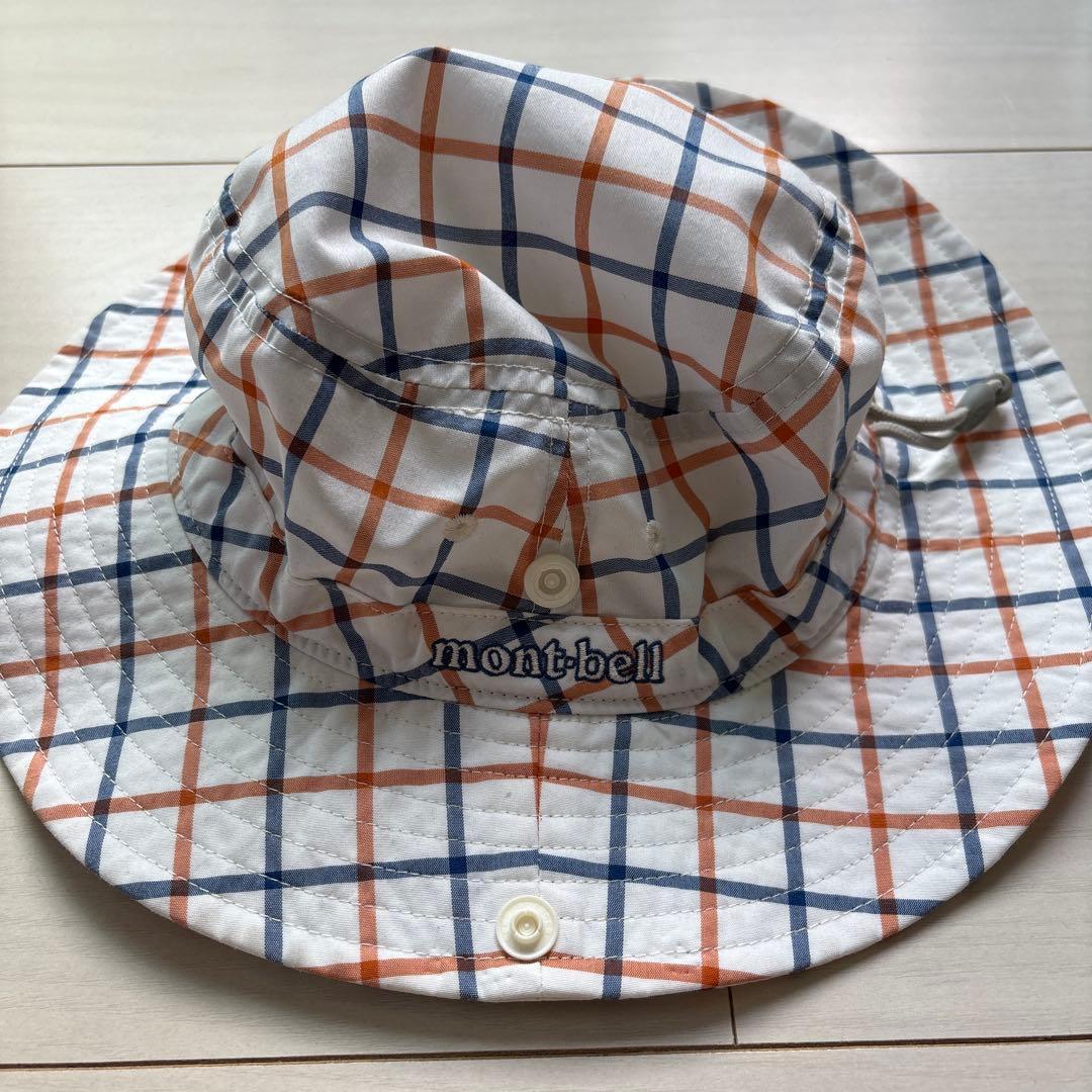 Used mont-bell kids hat check pattern price reduced! !
