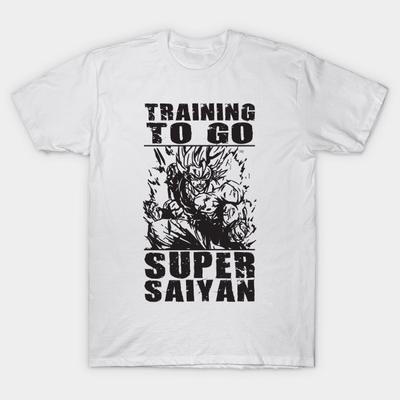 T-shirt Femme Entraînement Pour Devenir Super Saiyan Imprimé Harajuku Kawaii T-shirt Été Manches Courtes T-shirt Femme Haut