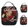 Ayliva Singer Lunch Bag For Child Custom Lunch Box Fashion Outdoor Picnic Cooler Bag Portable Zipper Oxford Tote Food Bags