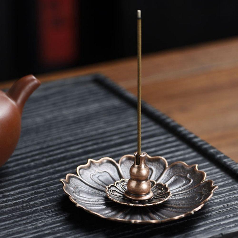 Lotus Shape Lotus Censer Multi-Hole Incense Tray Simple Incense Holder  Temples Home Office
