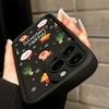 Christmas Tree and Santa Claus Print Phone Case For iPhone 17 16 15 14 13 12 11 Pro Max XS XR 7 8 Plus 16E Shockproof Soft Cover