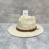 Wide-Brimmed Top Hat For Men And Women In Summer, Hand-Woven Hollow Breathable Straw Hat, Outdoor Outing, Sun Hat, Vacation Wind