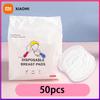 50pcs/bag Breastfeeding Disposable Breast Nursing Pads Breathable Slim Super Absorbency Cotton Breast Pad Nurse