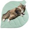 Pet Cooling Mats Leaf Shape Mat Washable Non-slip Summer Pet Mat Durable Cotton Lightweight Dog Supplies