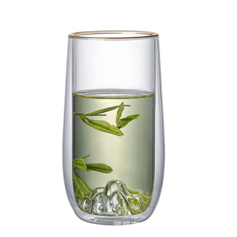 Shangqi Heat-Resistant Double Wall Glass Tea Cup with Handle