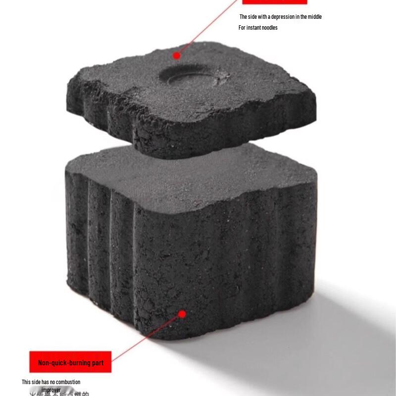 ZISIZ Square Charcoal BBQ Grill Set