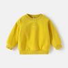 Children's round Neck Hoodie Spring and Autumn Children's Clothing Korean-Style Boys and Girls Letters Print Top Baby Casual Pullover