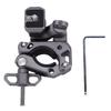 Camera Clamp Mount for Motorcycle Handlebar Pole 360 Degree Rotation Non Slip Action Camera Mount Holder for Riding