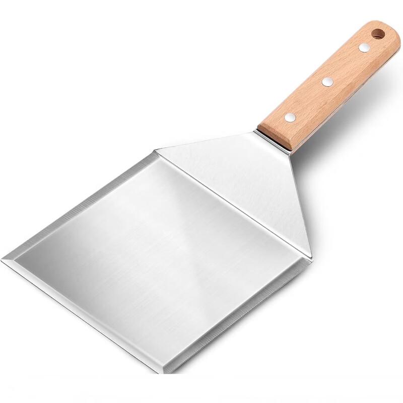 SMVP Großes quadratisches Grillspatel-Set aus Edelstahl