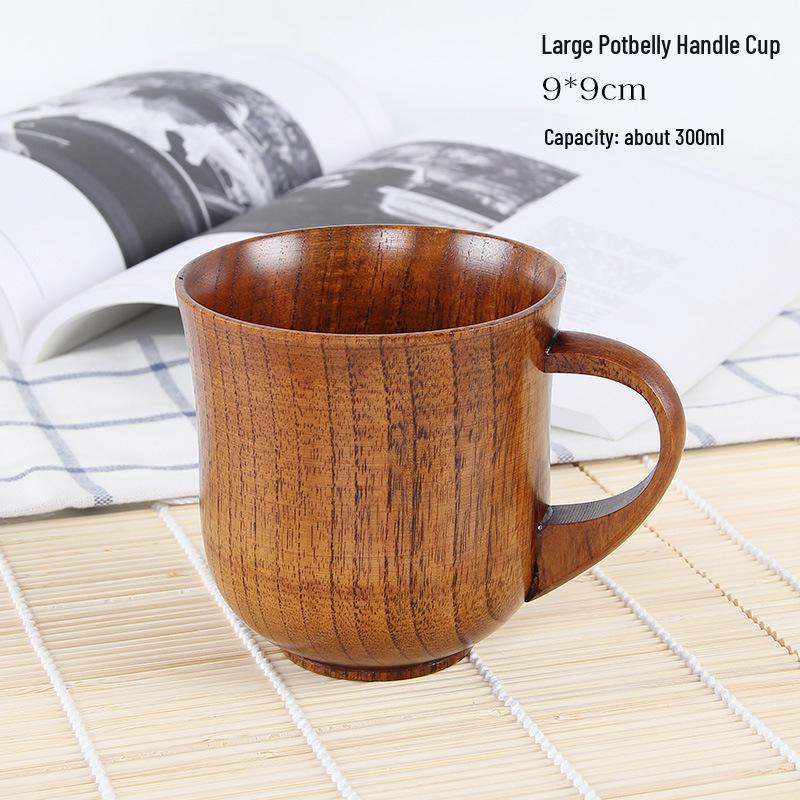 

Чашка из японского дерева зизифуса ручной работы с термоизоляцией