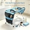 Quick-Dry Mesh Pet Bathing Stand Non-Slip Dog Grooming Hammock Pet Grooming Table  Nail Trimming