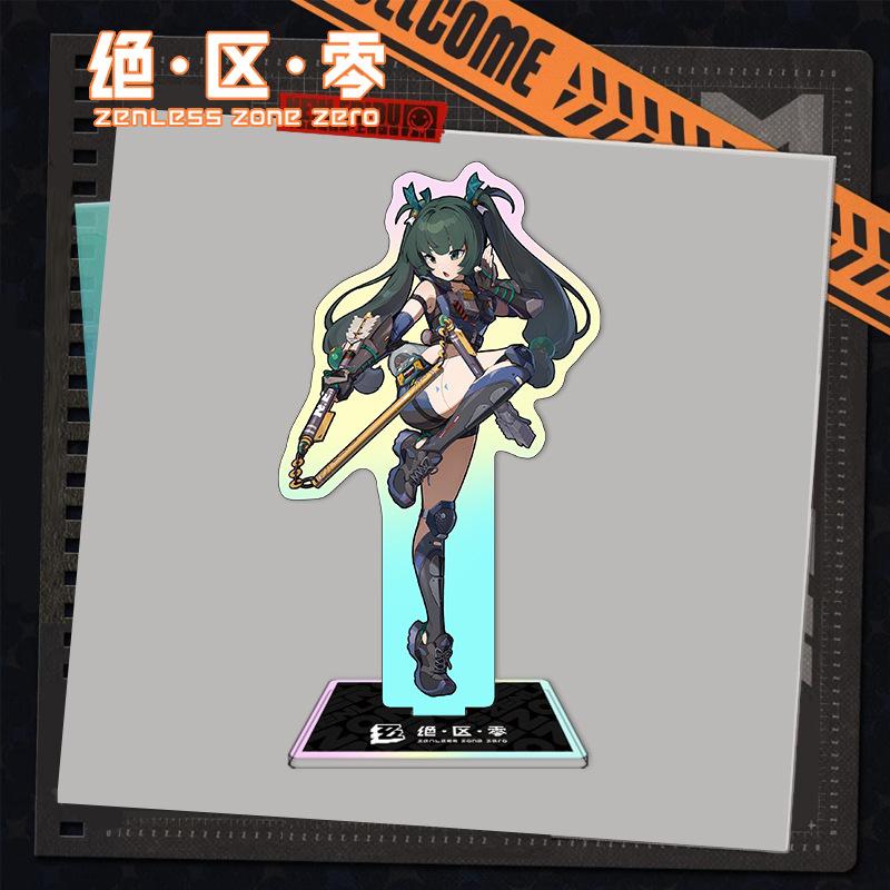 Zenless Zone Zero Nicole Demara Zhu Yuan Anime Acrylic Stand Sign Ellen Joe Ben Bigger Collect Desktop Decoration Keychain Gifts