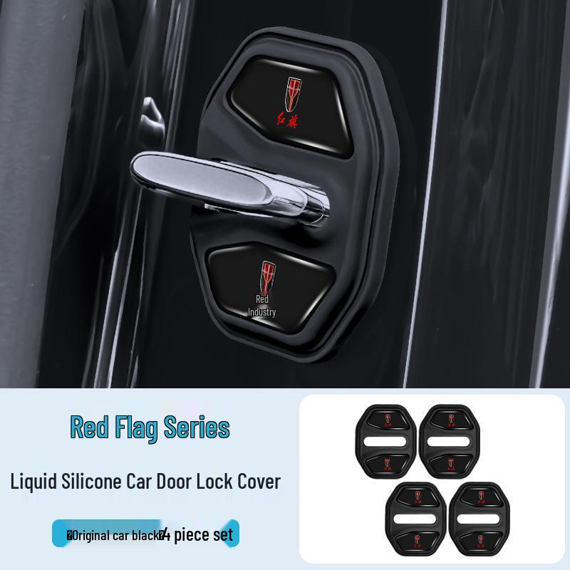 Hongqi H6 EH7 Tiangong 05/08/HS3 Silicone Door Lock Cover for Shock Absorption and Sound Insulation