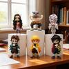 6pcs Anime Cartoon Figure Demon Slayer Tanjiro Kamado Nezuko Blind Box Statue Model Ornament Surprise Gift Box Collection Figure
