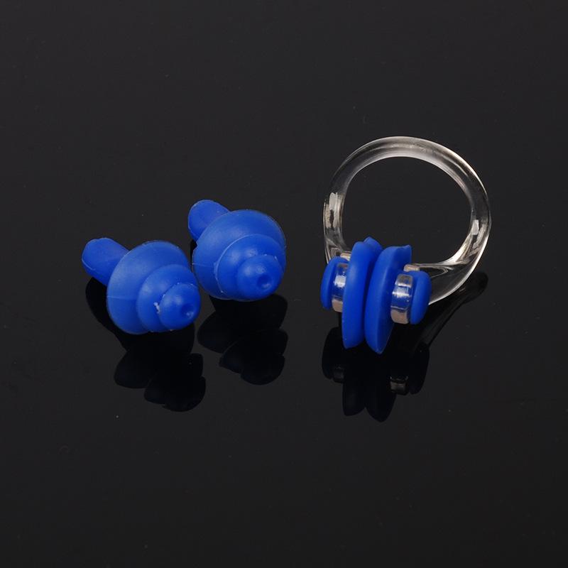 Premium Boxed Waterproof Silicone Swimming Set: Earplugs & Nose Clips.