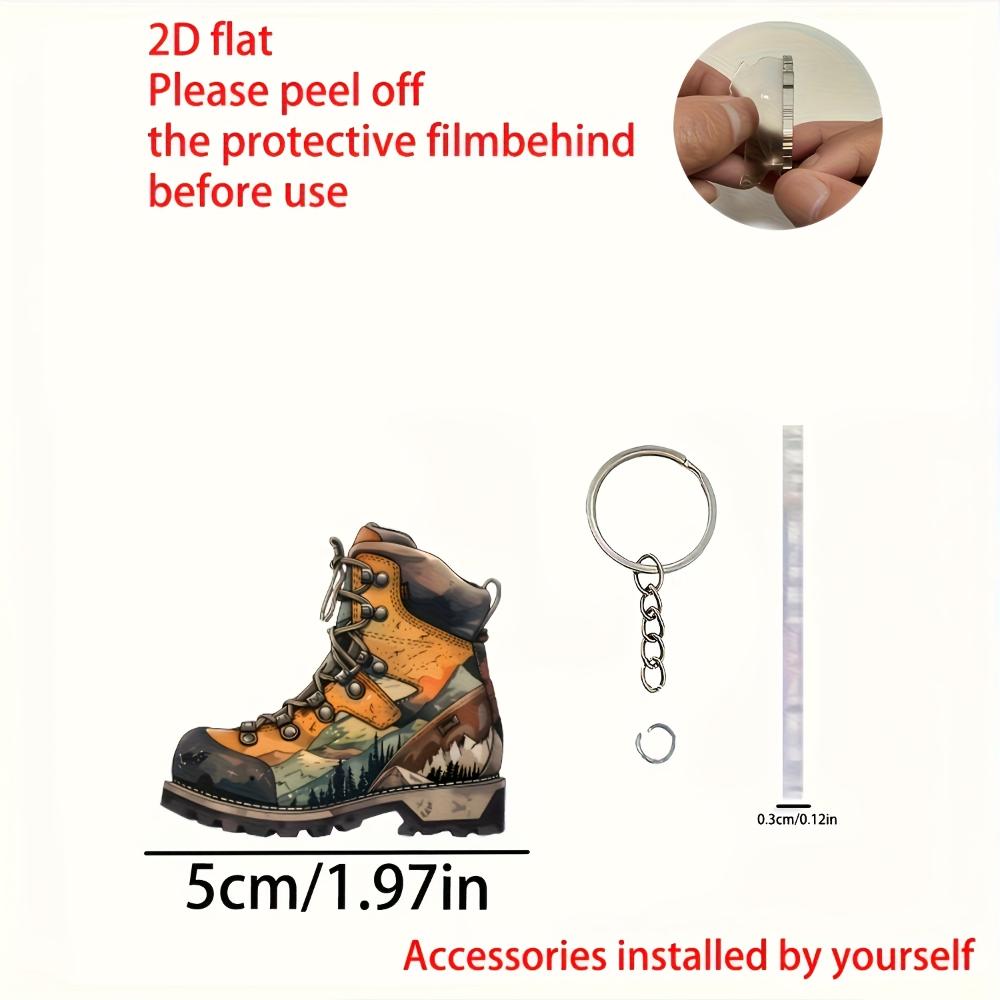 

New Acrylic Car & Home Hanging Ornament Backpack Key Rearview Mirror Decor Festival Creative Gift 1.97inch