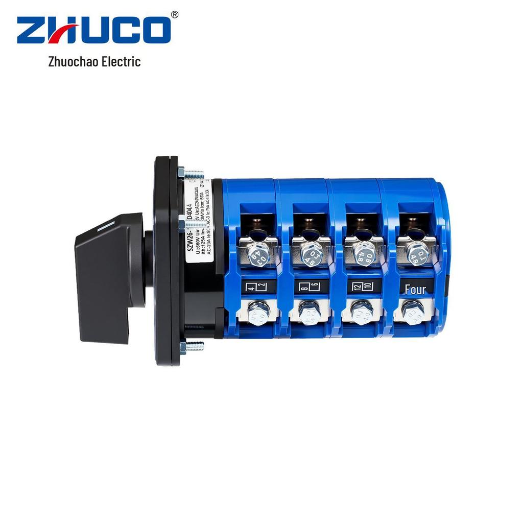 Zhuochao SZW26-125/D404.4 Three-Speed Four-Position Universal Changeover Switch