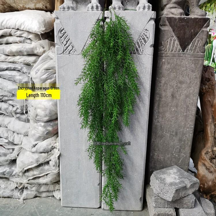 Artificial Spider Plant & Fern Hanging Decor - Trailing Green Vines for Wall & Ceiling