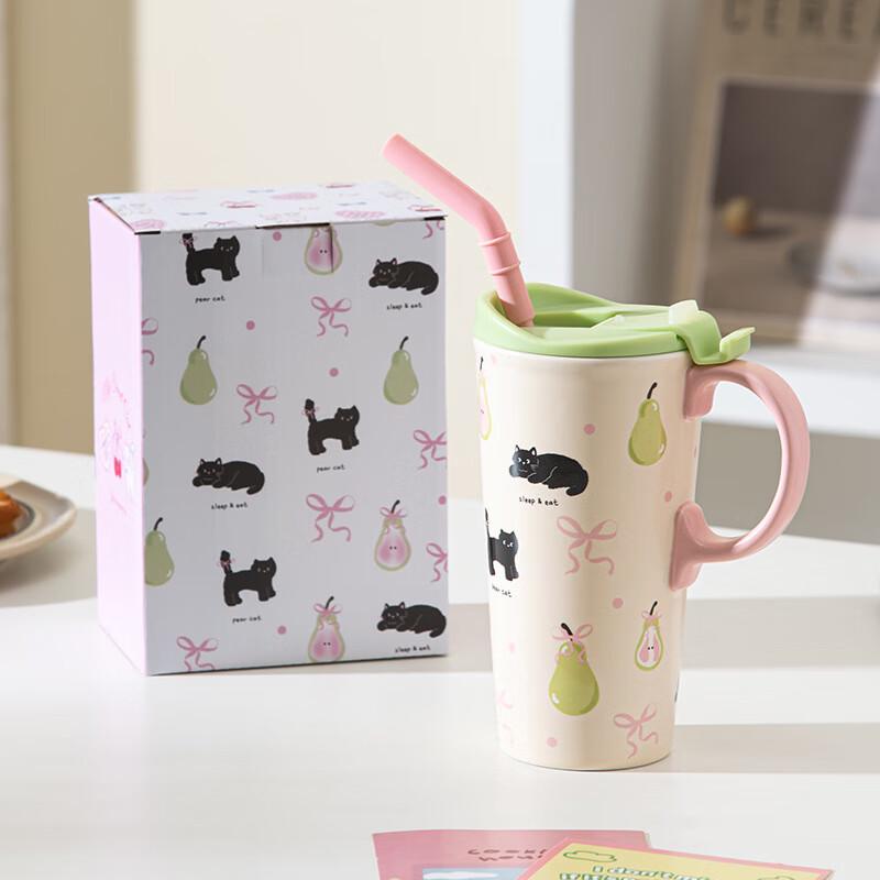 Shangqi Big Ear Ceramic Coffee Mug