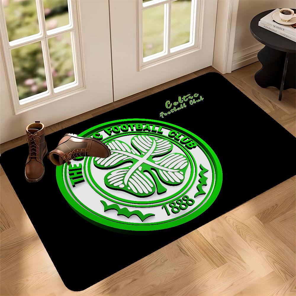 C-Celtic Fc Entrance Door Mat Nordic Style Bedroom Living Room Doormat Home Balcony Anti-Slip Modern Home Decor