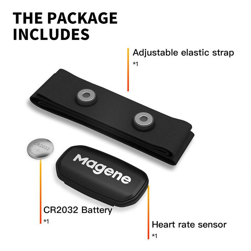 Magene H303 Heart Rate Sensor Bluetooth ANT Upgrade H64 HR Monitor With Chest Strap Dual Mode Computer Bike Sports Band Belt