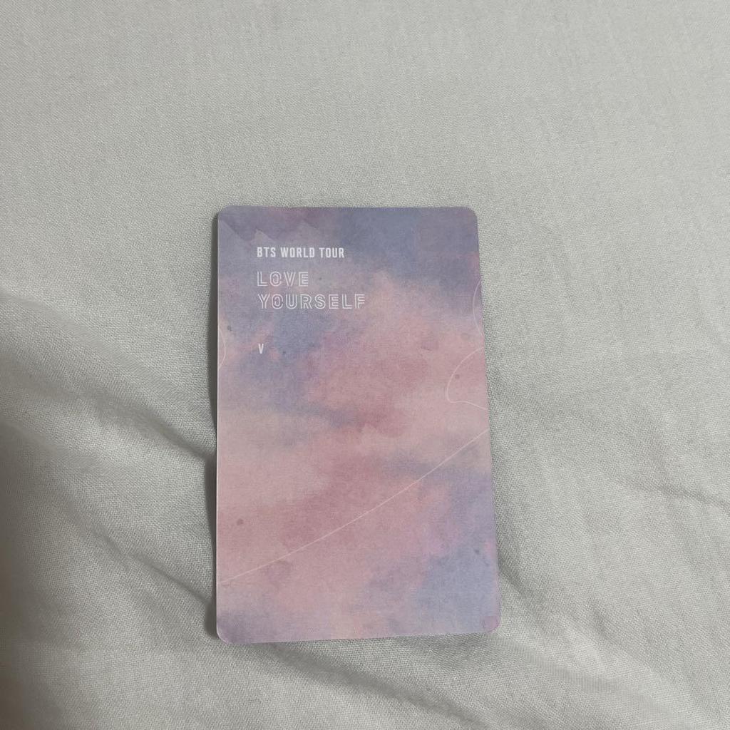 [USED] BTS LOVE YOURSELF SEOUL DVD Taehyung Trading Card