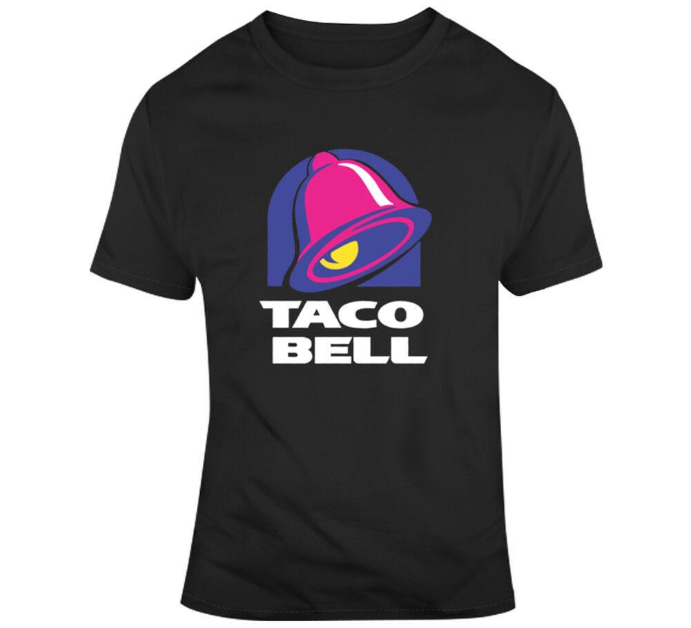 Taco Bell Food Logo Mens T Shirt Tee Boy Fashion Tee Shirt Camiseta Casual Round Neck