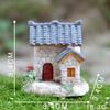 Decor Resin Ornament Miniature Fairy Garden House Villa Miniature Landscape Bonsai Decor Outdoor DIY Dolls House Decoration