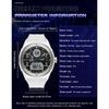 SANDA New Trendy Electronic Watch Men's Creative Personality Men's Electronic Watch