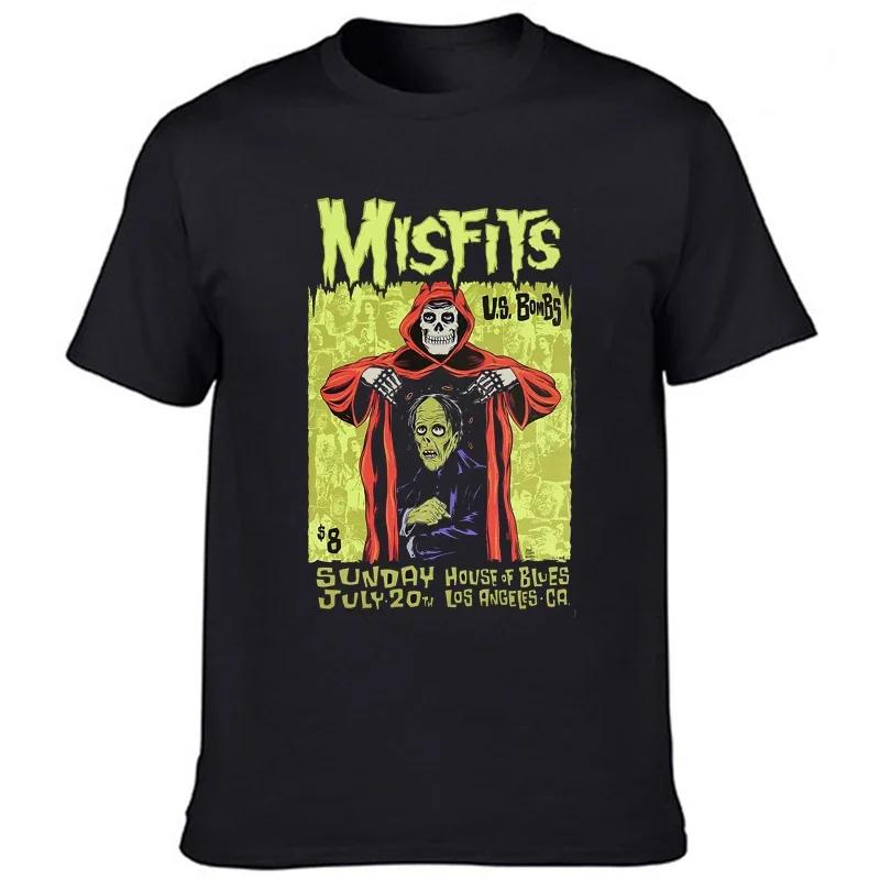 

Футболка Misfits Americ An Psycho Punk Band Danzig Sa Mhain I Want Your Skulls Tee Harajuku Vintage Graphic Tops Camisetas XXXXXL небесно-голубой