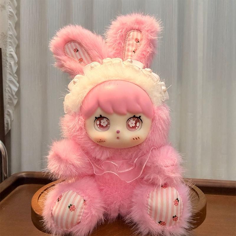 Cute Bunny Vinyl Doll Toy Ornaments Pendant Keychain Backpack Hanging Decoration