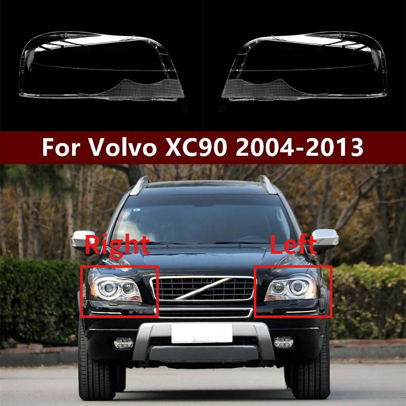 Car Front Headlight Cover for Volvo XC90 2004-2013 Headlight Lampcover Lampshade Shell Lens Car Transparent Cover Accessories Left