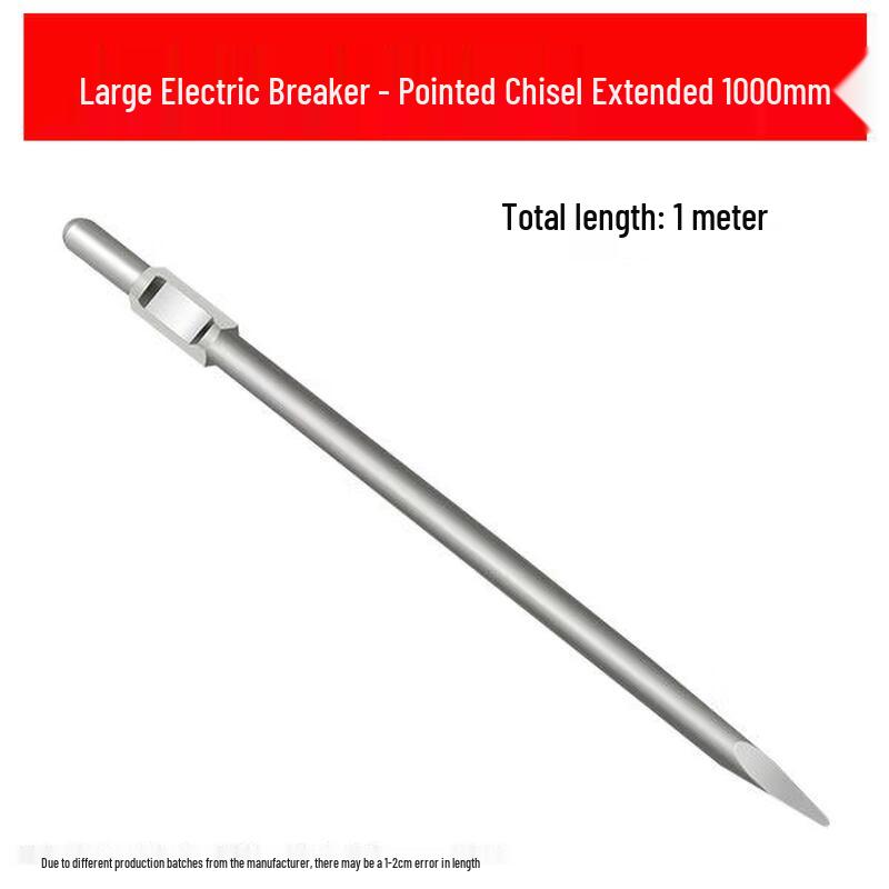 1-Meter Electric Pickaxe Pointed Chisel