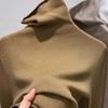 Höst Nya Polotröjor Dam Mode Långärmad Vintertröja Dam Elegant Slim Fit Bas Stickade Tröjor Toppar Kontorsdamer Tröjor 25731